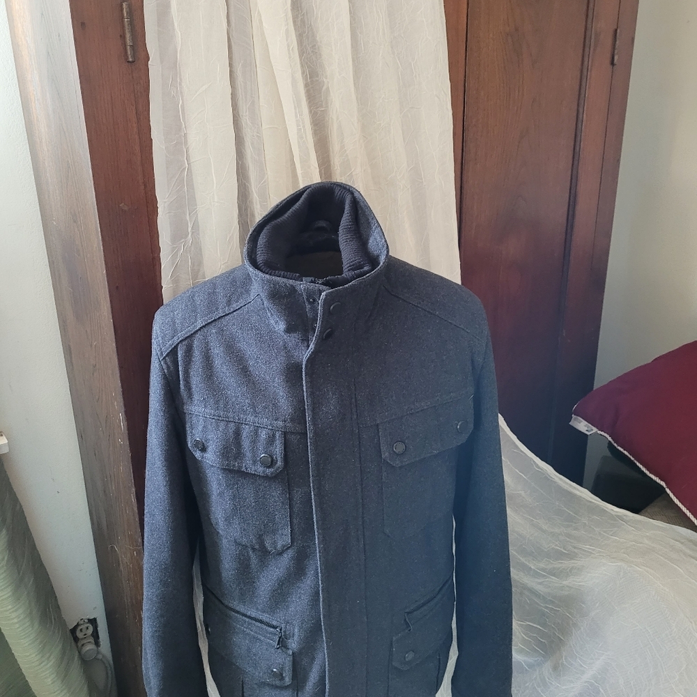 Michael Kors Wool Farm Coat Sz M